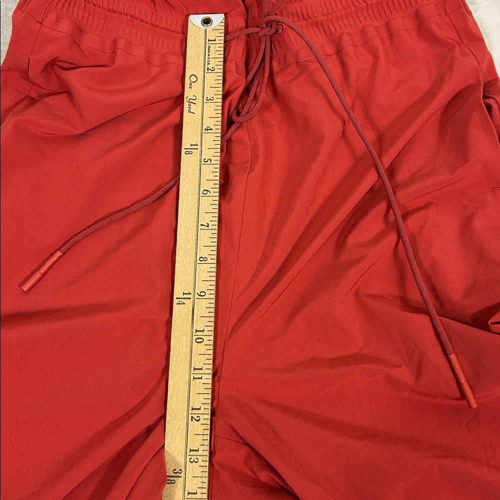 Athleta current red/rust savannah wide leg jumpsuit size 4 - Picture 9 of 12